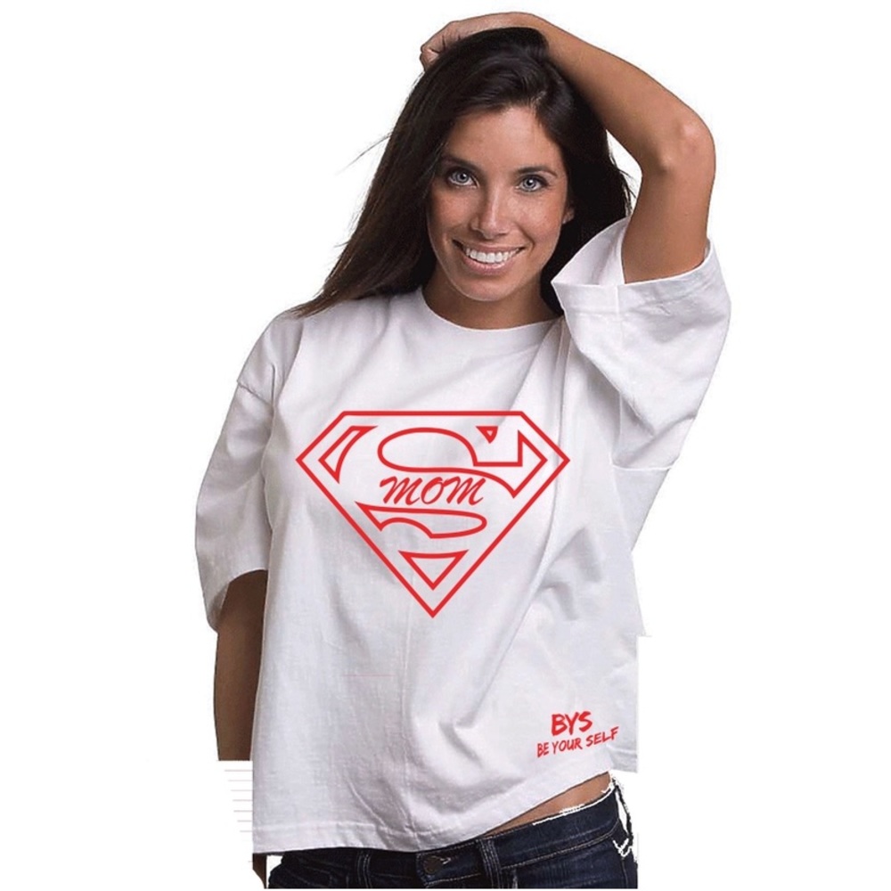 BYS Apparel SuperHero Mom T-shirts